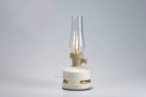 MoriMori lantern with speaker perl-white