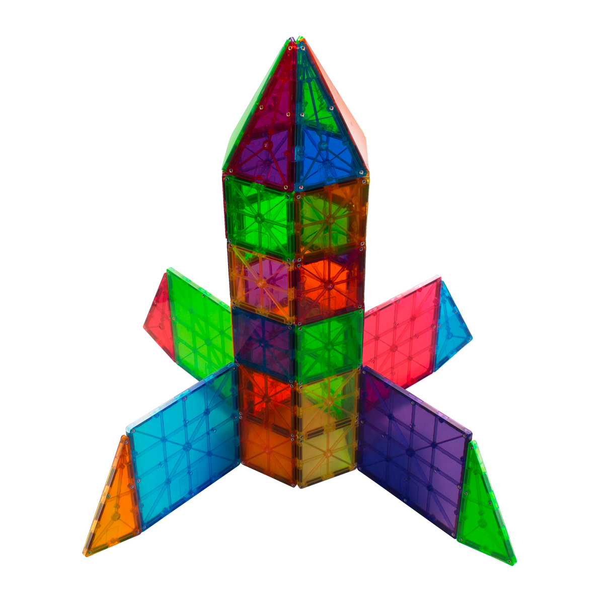 63 Piece Magnetic Building Tiles Toy Set – Baby Braithwaite