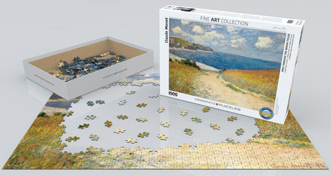 EuroGraphics Path Through The Wheat Fields By Claude Monet 1000 Pieces Puzzle - www.toybox.ae