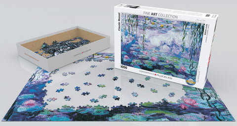 EuroGraphics Waterlilies By Claude Monet 1000 Pieces Puzzle - www.toybox.ae
