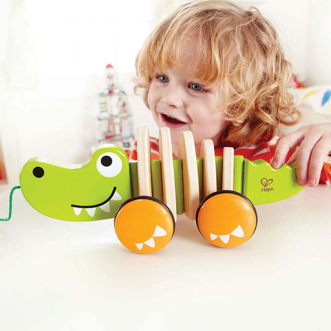 Push & Pull Crocodile - www.toybox.ae