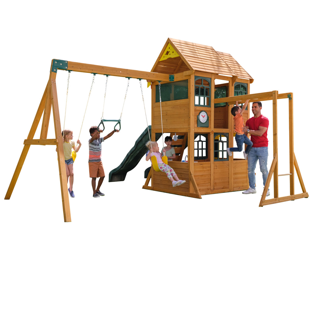 Wooden Playset Target Kidkraft Swing Set Kidkraft Stoneycreek