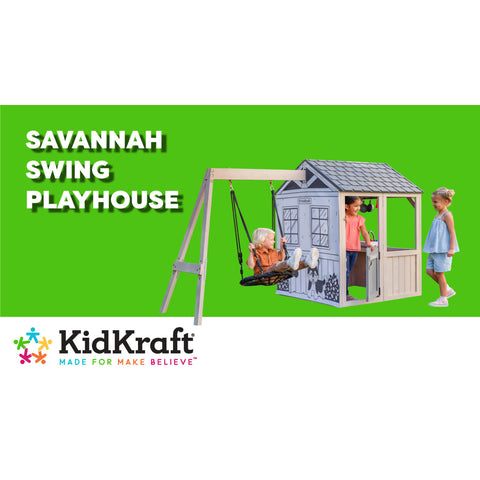 Kidkraft Savannah Swing Playhouse - www.toybox.ae