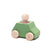 Green wooden car with pink figure - www.toybox.ae