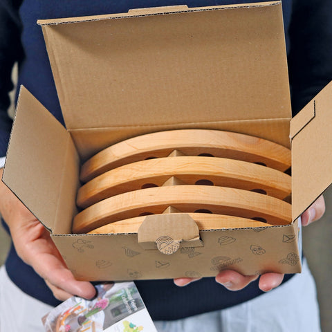 GRIMM'S Large Birthday Ring Natural