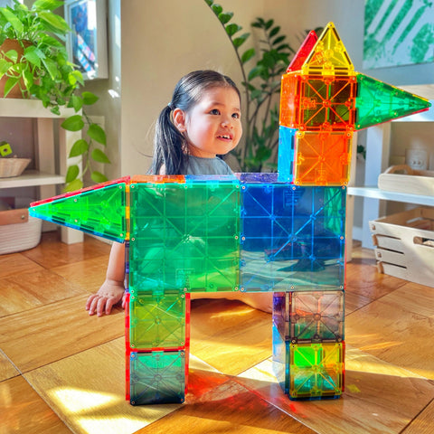 MAGNA-TILES | Classic 100 - Piece Set | Age 3+| TOYBOX