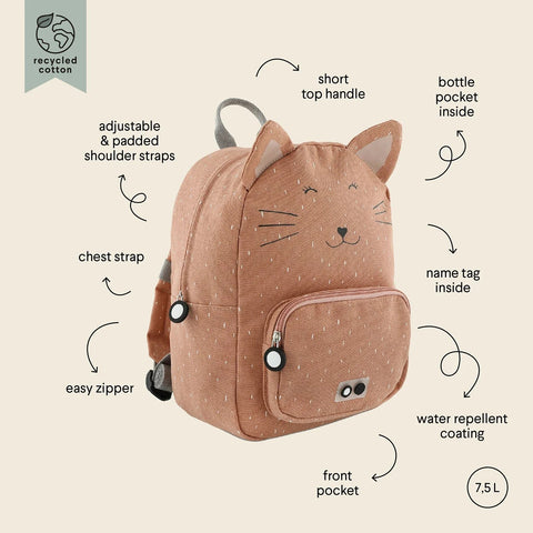 Trixie - School Starter Set - Backpack Regular 12-Inch/7.5L + Leakproof Lunch Box With Clips - Mrs. Butterfly