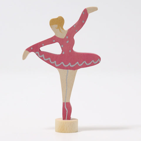 Decorative Figure Ballerina Ruby Red