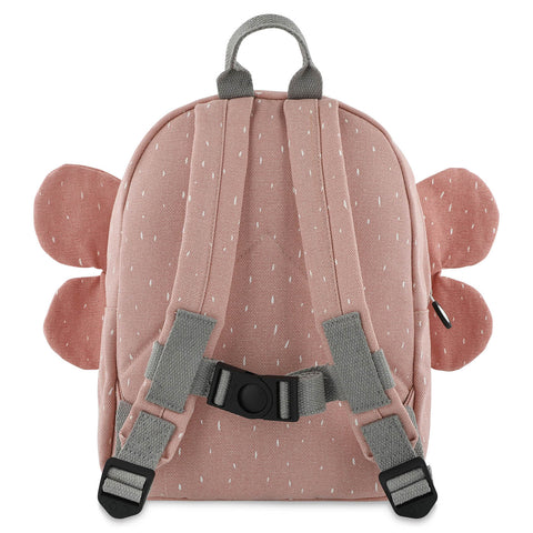 Trixie - School Essential Set -  Backpack 12-Inch/7.5L + Stainless Steel Bottle 500ml - Mrs. Butterfly