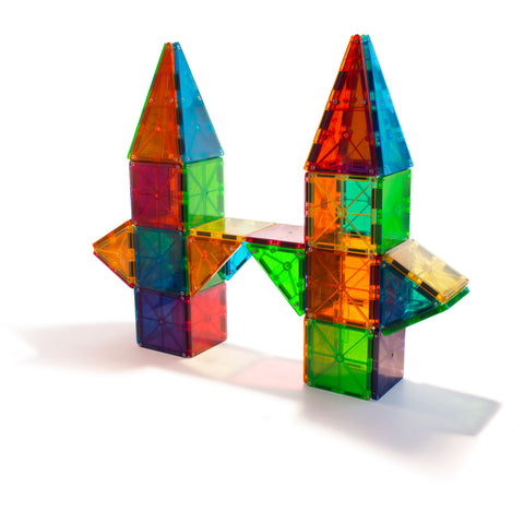MAGNA-TILES® Clear Colors 100 Pieces Set