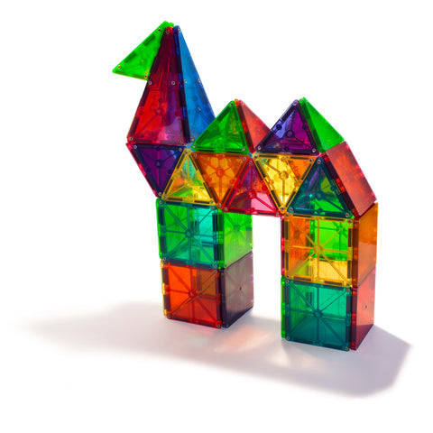 MAGNA-TILES® Clear Colors 100 Pieces Set