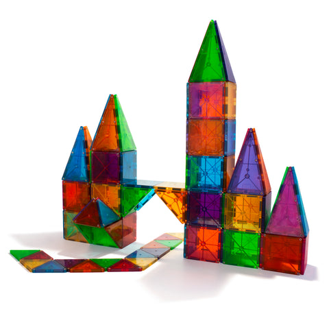 MAGNA-TILES® Clear Colors 100 Pieces Set
