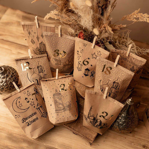 30 Printed Bags for Ramadan