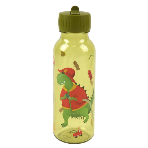 Trixie - School Lunch Set of 3 - Leakproof Lunch Box With Clips + Leakproof Snack Box + 500ml Tritan Bottle - Mr. Dino