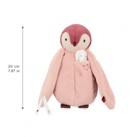 KISSING PLUSH PENGUIN PINK