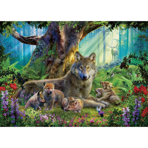 Wolves in the Forest 1000 Piece Jigsaw Puzzle
