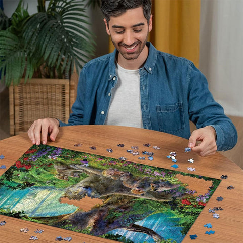 Wolves in the Forest 1000 Piece Jigsaw Puzzle