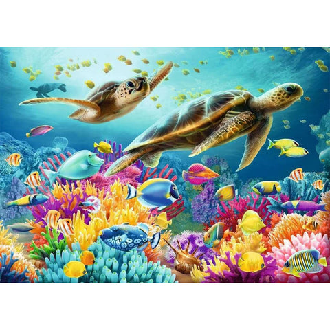 Blue Underwater World 1000 Piece Jigsaw Puzzle