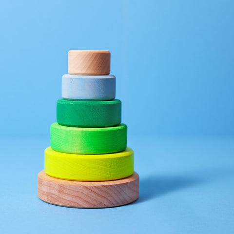 GRIMM'S Small Conical Tower Neon Green