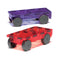 Magna-Tiles Cars 2 Piece Expansion Set PURPLE & RED