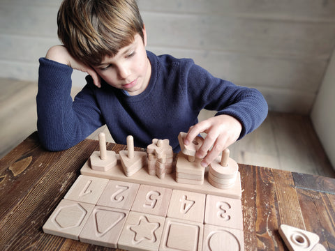 Andreu Toys - Sensory Geo String Shapes
