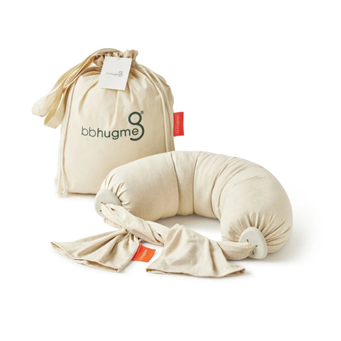 BBHUGME Adjustable Nursing Pillow - Soft White / Vanilla