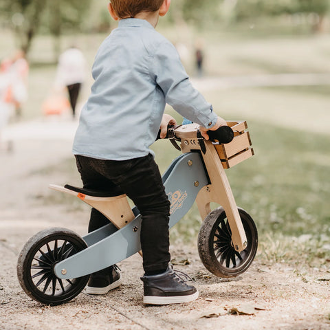 2-in-1 Tiny Tot+ Tricycle & Balance Bike - Slate Blue
