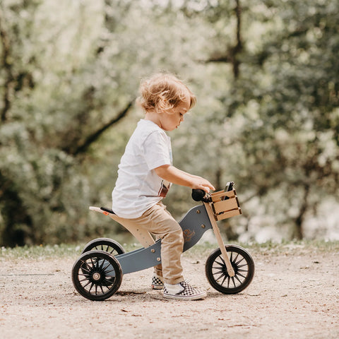 2-in-1 Tiny Tot+ Tricycle & Balance Bike - Slate Blue