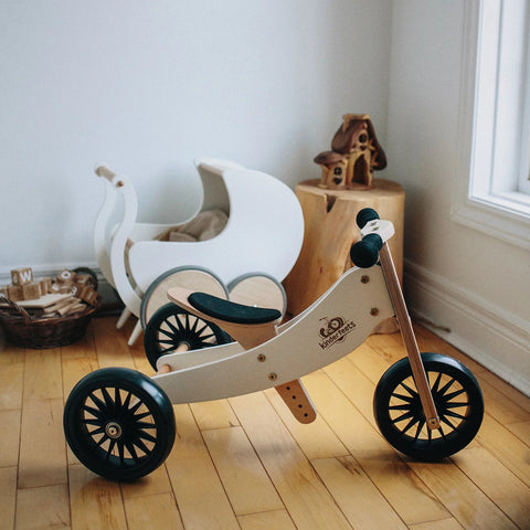 2-in-1 Tiny Tot+ Tricycle & Balance Bike - Silver Sage
