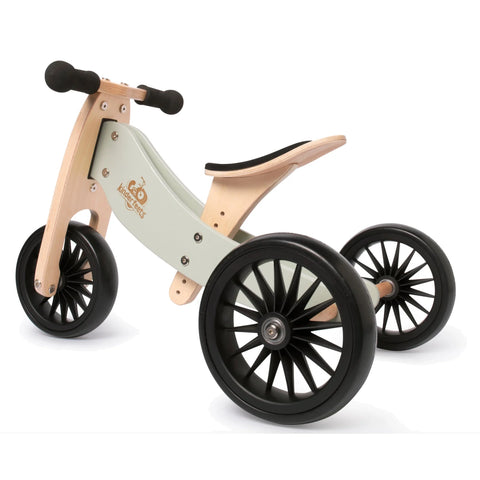 2-in-1 Tiny Tot+ Tricycle & Balance Bike - Silver Sage