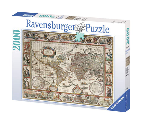 2000‑Piece Map of the World from 1650 Puzzle