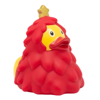 Christmas Tree Duck, red