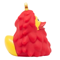 Christmas Tree Duck, red