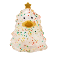 Glitter Christmas Tree Duck, classic -