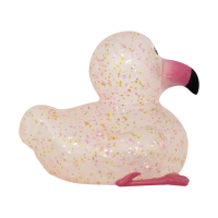 Glitter Flamingo Duck