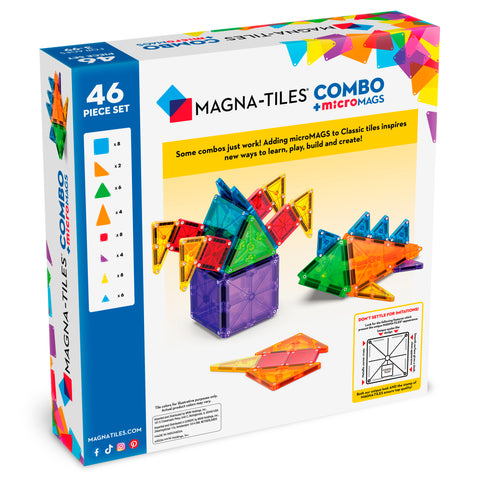 MAGNA-TILES® microMAGS Combo 46-Piece Set