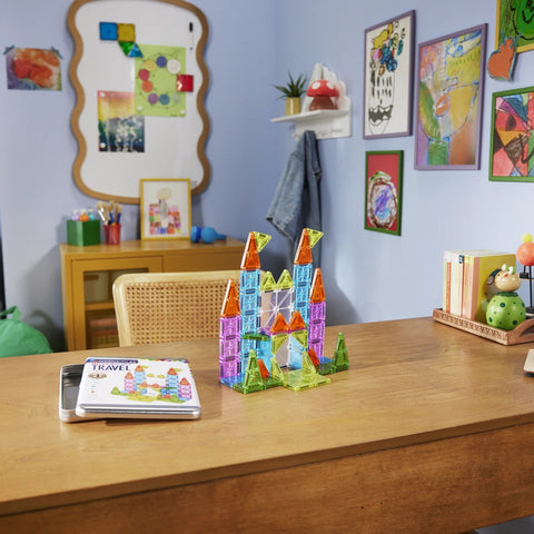 MAGNA-TILES® microMAGS Travel Set Deluxe 55-Piece Set