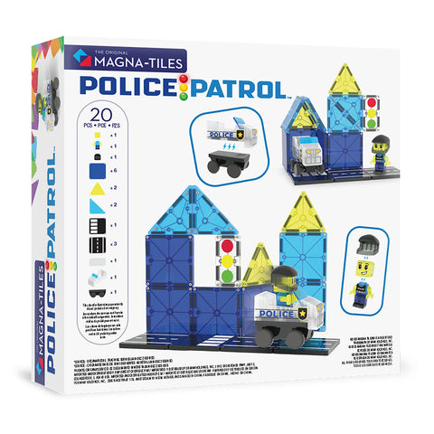 MAGNA-TILES® Police Patrol 20-Piece Set