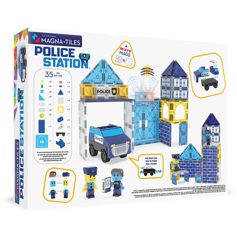 MAGNA-TILES® Police Station 35-Piece Set
