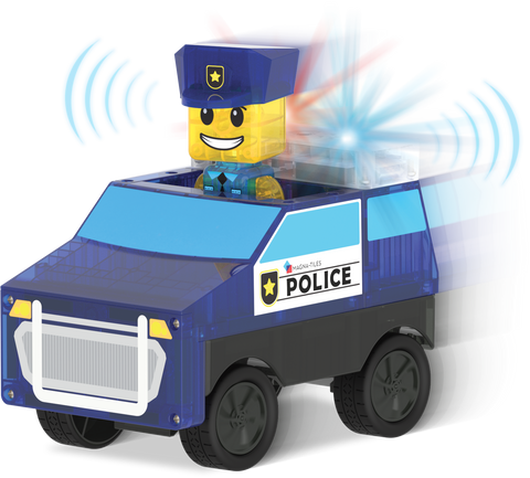 MAGNA-TILES® Police Station 35-Piece Set