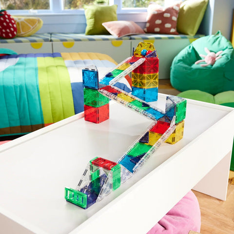 MAGNA-TILES® Rail Racers Deluxe 90-Piece Set