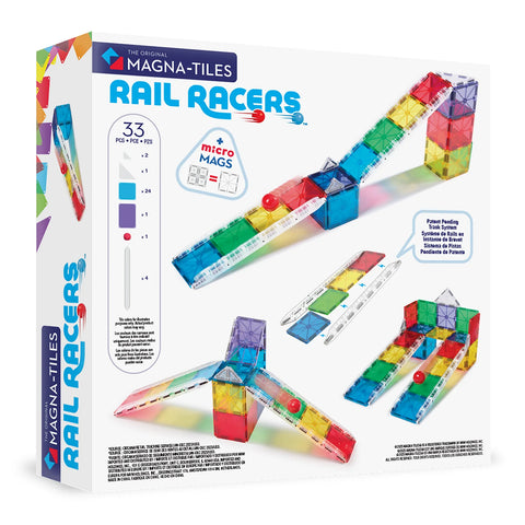MAGNA-TILES® Rail Racers 33-Piece Set