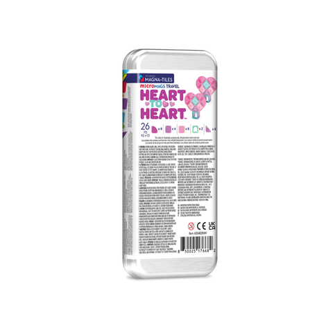 MAGNA-TILES® - microMAGS Heart to Heart 26 Piece Travel Set