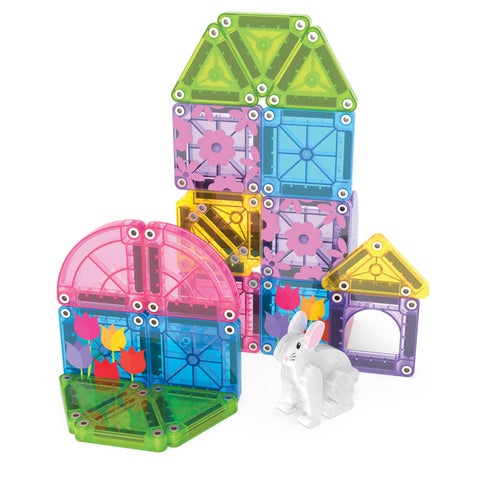 MAGNA-TILES® - microMAGS Spring Garden 24 Piece Travel Set