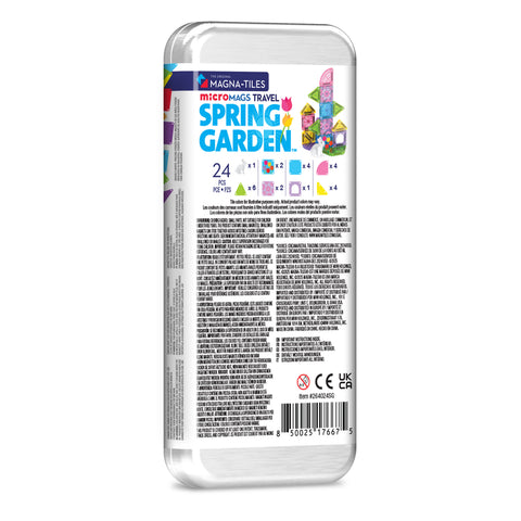 MAGNA-TILES® - microMAGS Spring Garden 24 Piece Travel Set