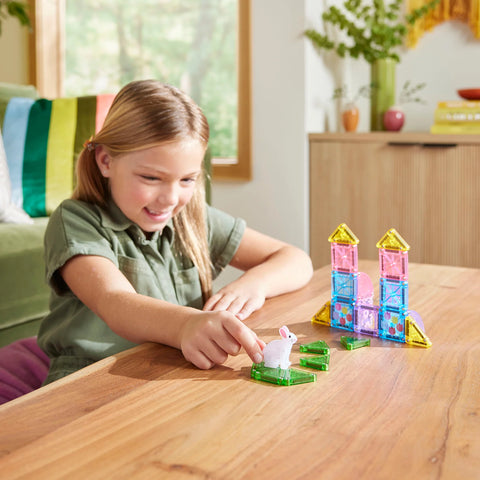 MAGNA-TILES® - microMAGS Spring Garden 24 Piece Travel Set