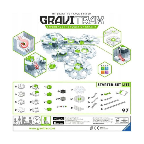GraviTrax Starter Set Lite – Interactive Marble Run STEM Toy