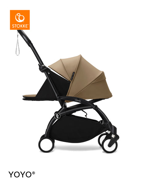 Stokke YOYO3 Black Frame & 6+ Toffee Bundle