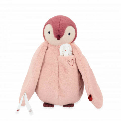 KISSING PLUSH PENGUIN PINK