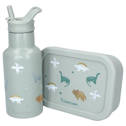 Metal Bottle 350ml Kidzroom Small talk- Green